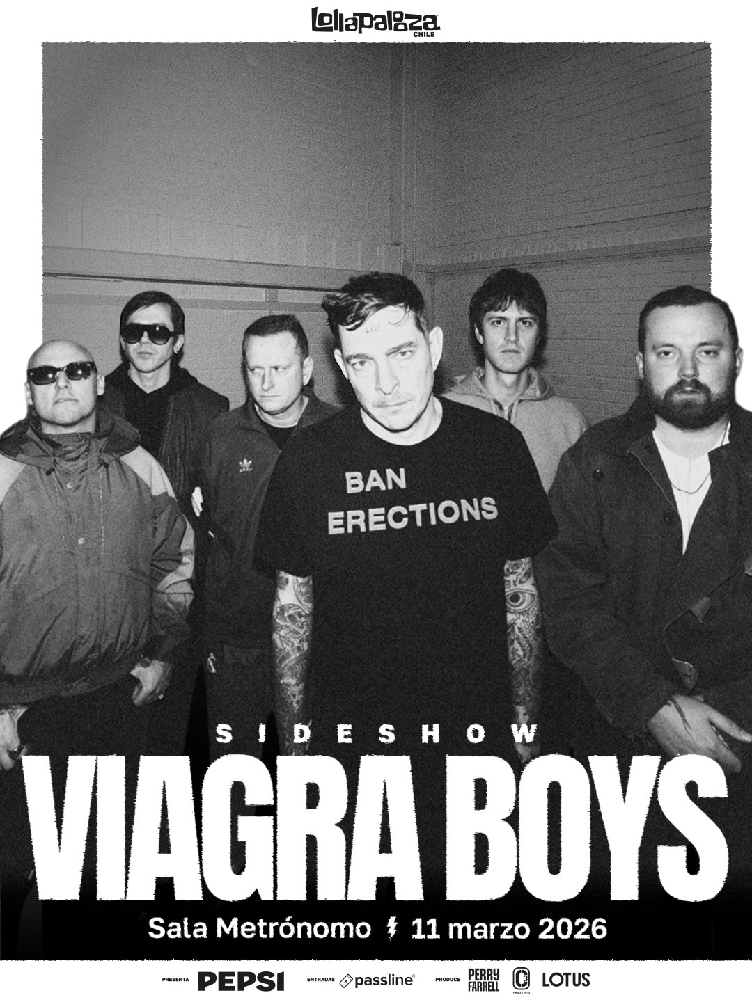 Rockaxis | Sideshows Lollapalooza Chile 2026: Interpol, Viagra